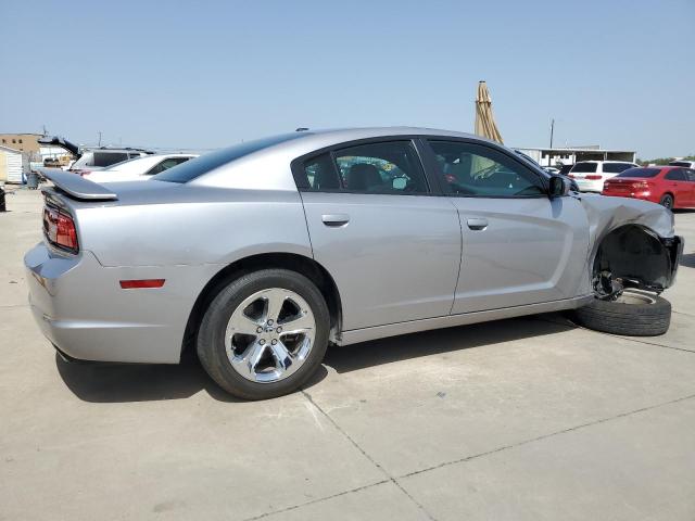 2C3CDXHG8DH594757 - 2013 DODGE CHARGER SXT SILVER photo 3