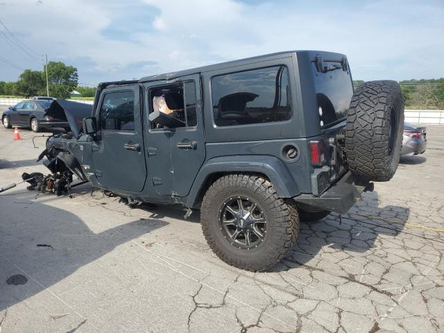1C4BJWEG1JL841873 - 2018 JEEP WRANGLER UNLIMITED SAHARA GRAY photo 2