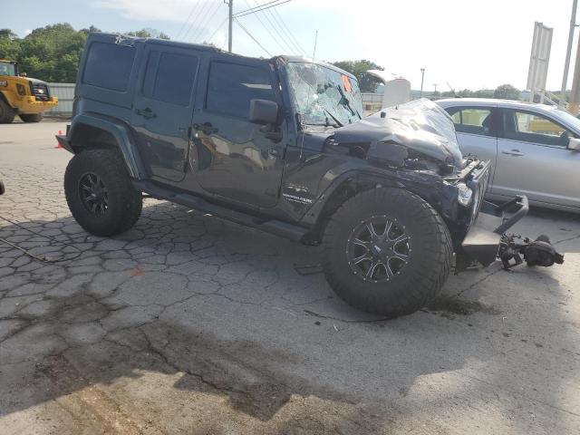 1C4BJWEG1JL841873 - 2018 JEEP WRANGLER UNLIMITED SAHARA GRAY photo 4