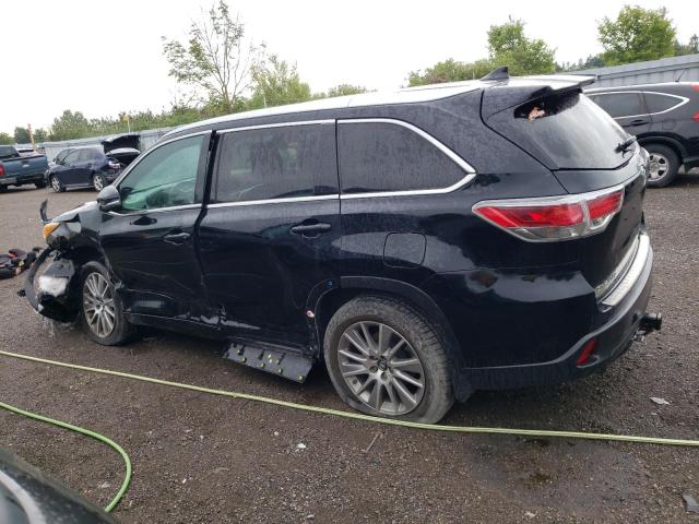 5TDJKRFH6GS293670 - 2016 TOYOTA HIGHLANDER XLE BLACK photo 2