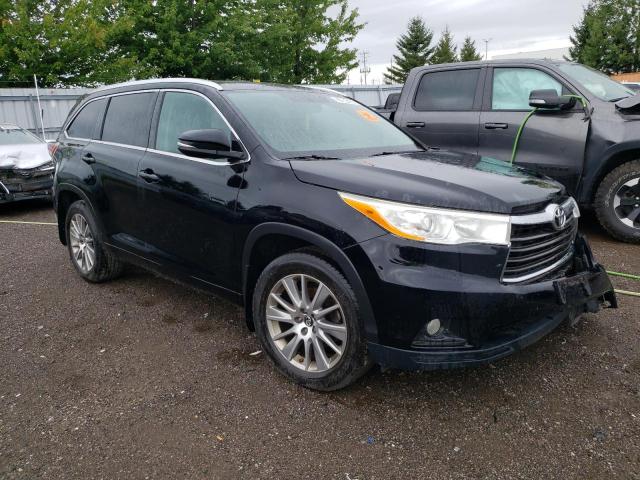 5TDJKRFH6GS293670 - 2016 TOYOTA HIGHLANDER XLE BLACK photo 4