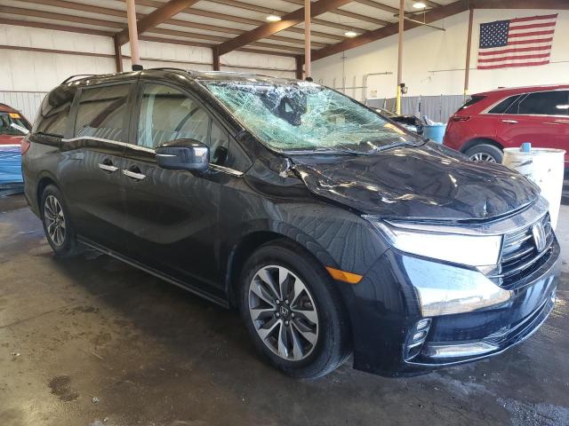 5FNRL6H78MB041633 - 2021 HONDA ODYSSEY EXL BLACK photo 4