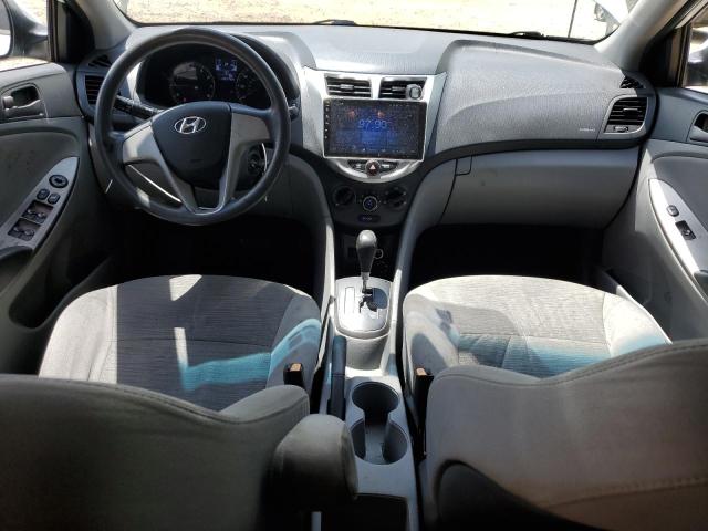 KMHCT4AE2FU804187 - 2015 HYUNDAI ACCENT GLS WHITE photo 8