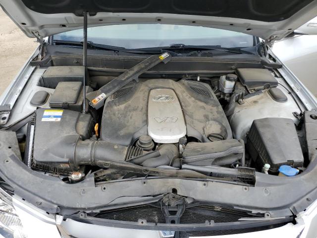 KMHGC4DF9CU163671 - 2012 HYUNDAI GENESIS 4.6L SILVER photo 11