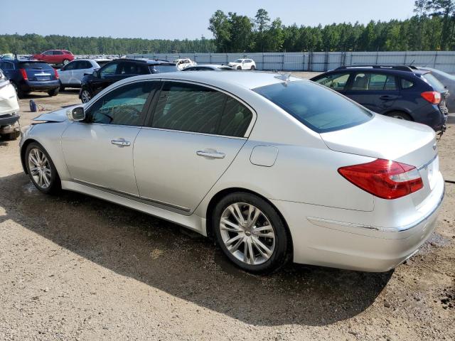 KMHGC4DF9CU163671 - 2012 HYUNDAI GENESIS 4.6L SILVER photo 2