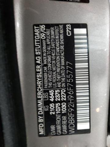 WDBRF92H96F755777 - 2006 MERCEDES-BENZ C 280 4MATIC SILVER photo 12