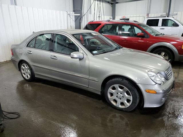 WDBRF92H96F755777 - 2006 MERCEDES-BENZ C 280 4MATIC SILVER photo 4