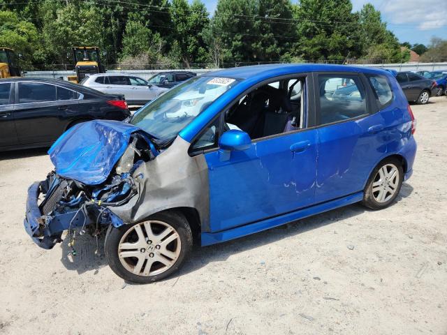 JHMGD38637S041538 - 2007 HONDA FIT S BLUE photo 1