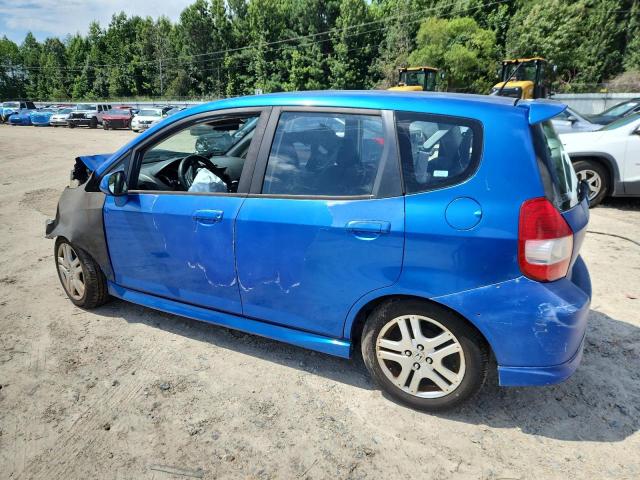 JHMGD38637S041538 - 2007 HONDA FIT S BLUE photo 2