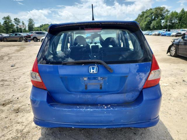 JHMGD38637S041538 - 2007 HONDA FIT S BLUE photo 6