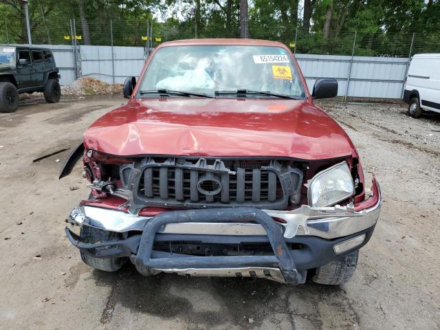 5TEGN92N83Z265461 - 2003 TOYOTA TACOMA DOUBLE CAB PRERUNNER BURGUNDY photo 5