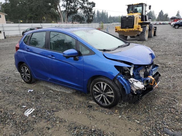 3HGGK5H9XLM715279 - 2020 HONDA FIT EXL BLUE photo 4