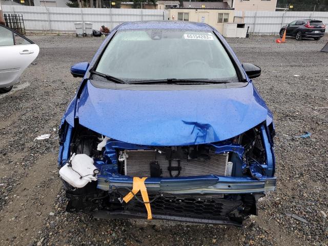 3HGGK5H9XLM715279 - 2020 HONDA FIT EXL BLUE photo 5