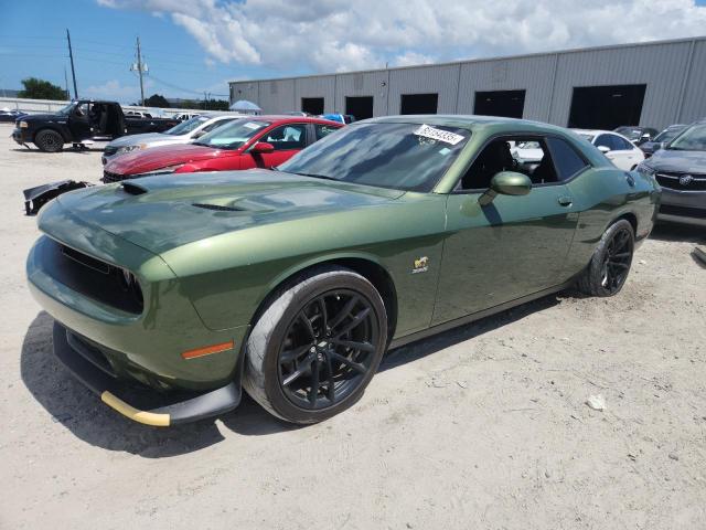 2C3CDZFJ5PH556482 - 2023 DODGE CHALLENGER R/T SCAT PACK GREEN photo 1