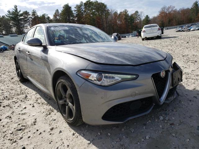 ZARFAEDN9J7593429 - 2018 ALFA ROMEO GIULIA Q4 GRAY photo 1