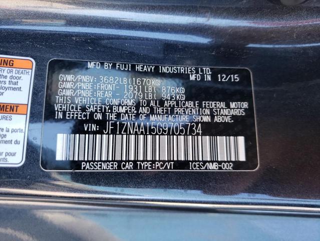 JF1ZNAA15G9705734 - 2016 TOYOTA SCION FR-S 黑色 照片 10