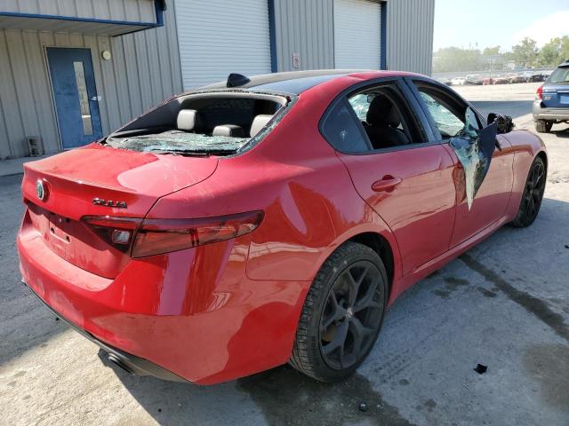 ZARFANANXL7632083 - 2020 ALFA ROMEO GIULIA RED photo 3