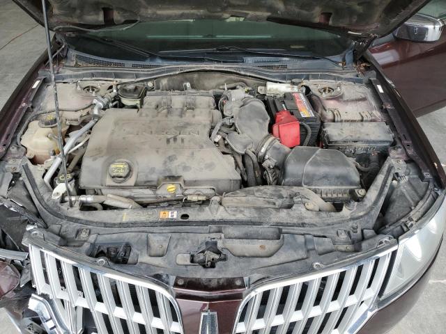 3LNHL2GC9CR808966 - 2012 LINCOLN MKZ MAROON photo 11