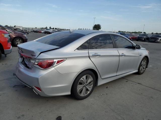 KMHEC4A48DA092010 - 2013 HYUNDAI SONATA HYBRID SILVER photo 3