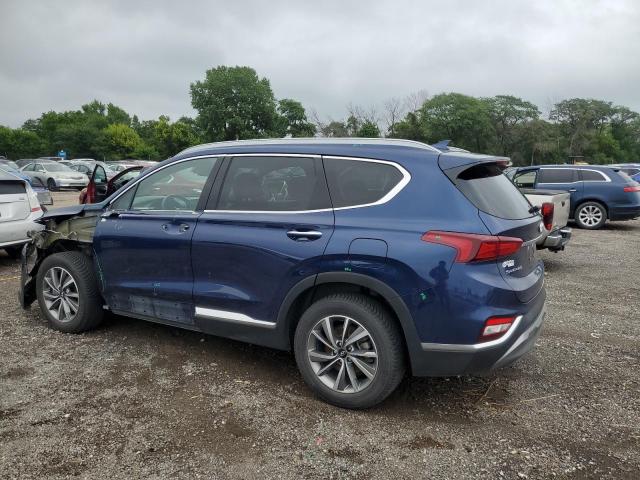 5NMS3CADXLH305111 - 2020 HYUNDAI SANTA FE SEL BLUE photo 2