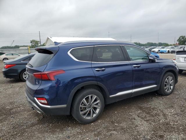 5NMS3CADXLH305111 - 2020 HYUNDAI SANTA FE SEL BLUE photo 3