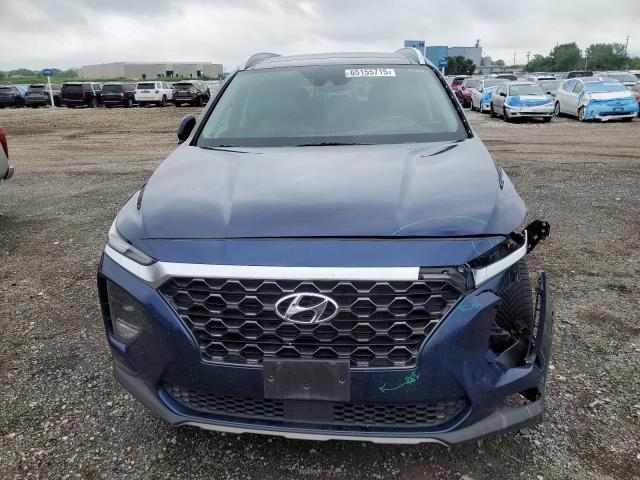 5NMS3CADXLH305111 - 2020 HYUNDAI SANTA FE SEL BLUE photo 5