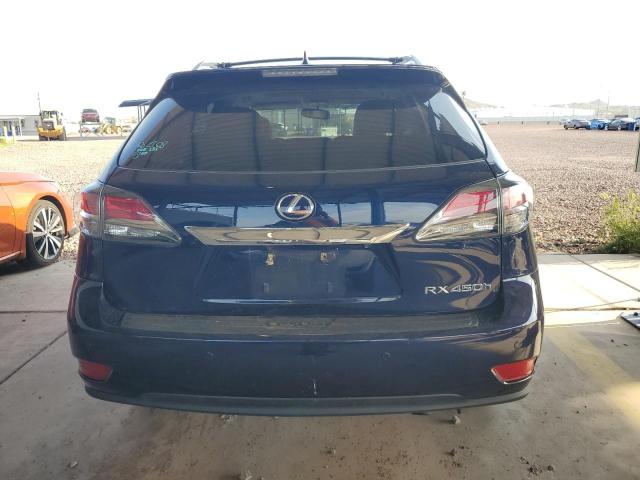 2T2BC1BA6FC001837 - 2015 LEXUS RX 450H BLUE photo 6