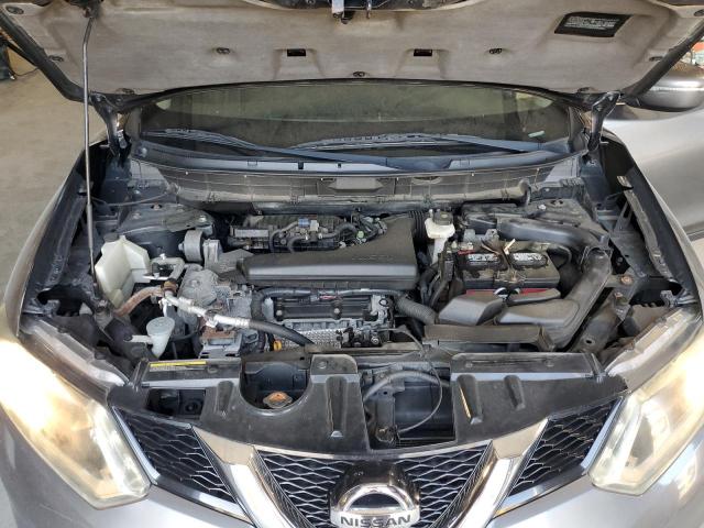 5N1AT2MV9EC781700 - 2014 NISSAN ROGUE S GRAY photo 12