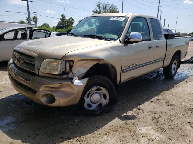 5TBRU34176S478866 - 2006 TOYOTA TUNDRA ACCESS CAB SR5 BEIGE photo 1