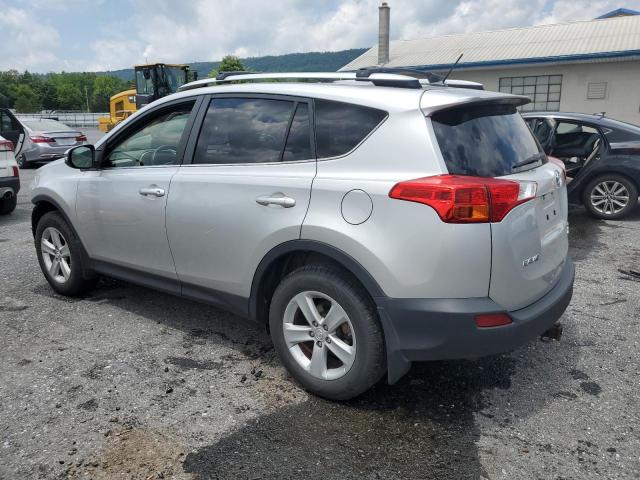 JTMRFREV1ED083615 - 2014 TOYOTA RAV4 XLE SILVER photo 2