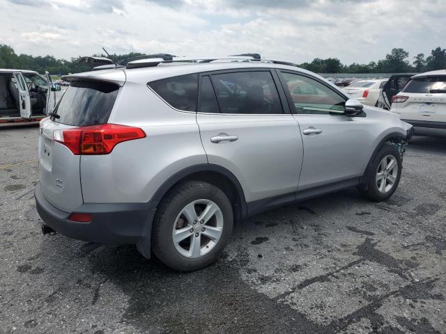 JTMRFREV1ED083615 - 2014 TOYOTA RAV4 XLE SILVER photo 3
