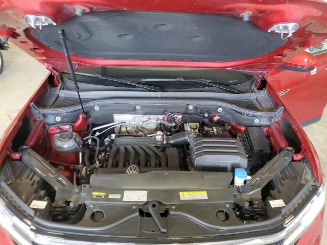1V2WE2CA5NC200498 - 2022 VOLKSWAGEN ATLAS CROS SE RED photo 12