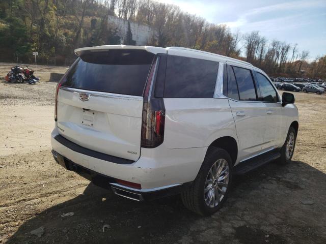 1GYS4BKL1NR264485 - 2022 CADILLAC ESCALADE PREMIUM LUXURY WHITE photo 4