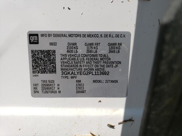 3GKALYEG2PL113692 - 2023 GMC TERRAIN AT4 WHITE photo 13