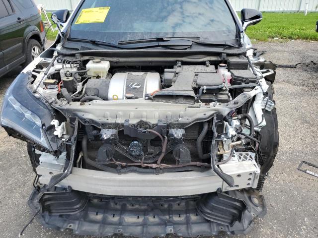 2T2BGMCA1HC012753 - 2017 LEXUS RX 450H BASE WHITE photo 11