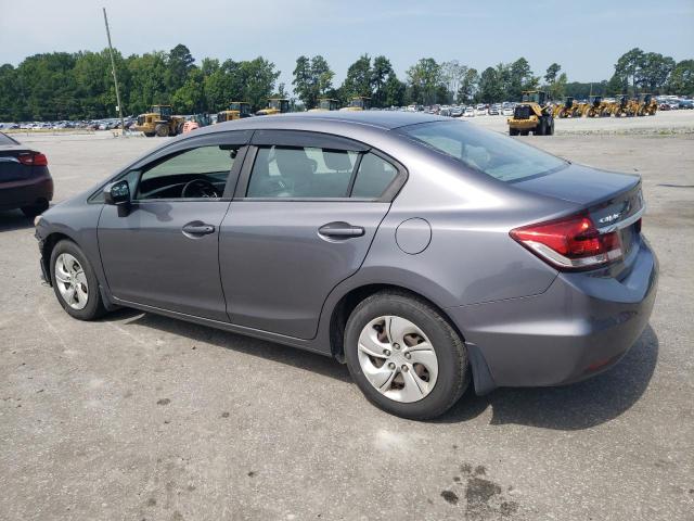 2HGFB2F52EH518649 - 2014 HONDA CIVIC LX GRAY photo 2