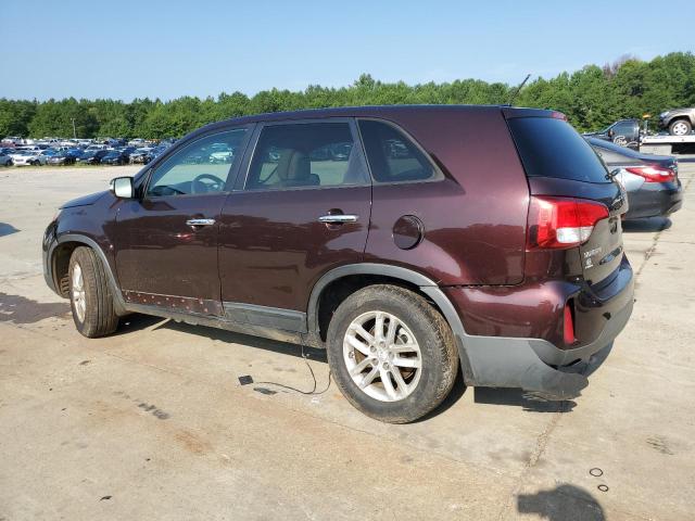 5XYKT3A61FG623604 - 2015 KIA SORENTO LX MAROON photo 2