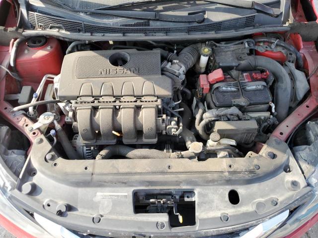 3N1AB7AP2KY311220 - 2019 NISSAN SENTRA S RED photo 11