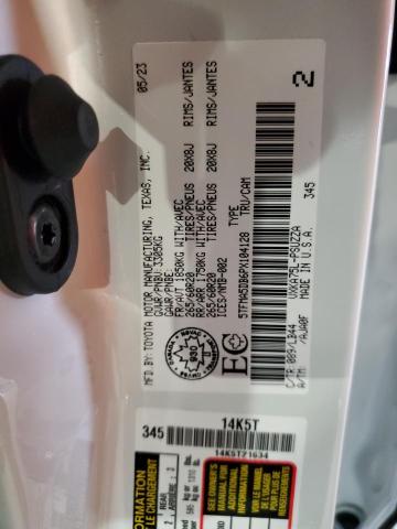 5TFMA5DB6PX104128 - 2023 TOYOTA TUNDRA CREWMAX PLATINUM თეთრი ფოტო 14