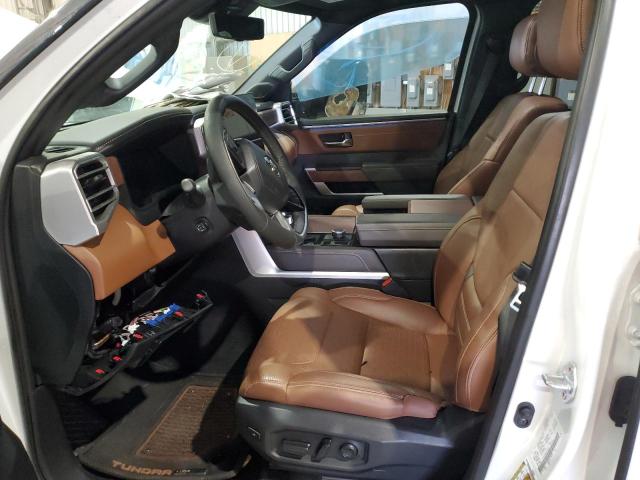 5TFMA5DB6PX104128 - 2023 TOYOTA TUNDRA CREWMAX PLATINUM თეთრი ფოტო 7