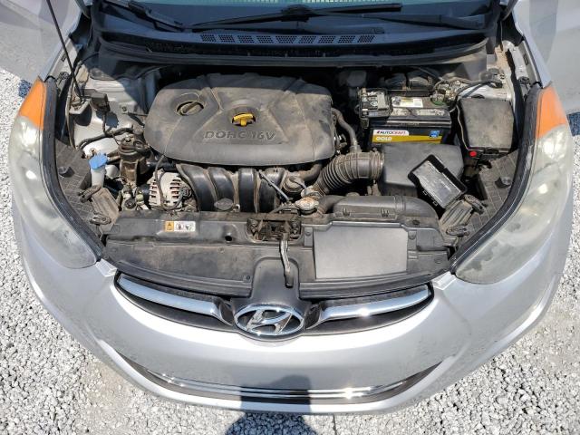 5NPDH4AE2DH395576 - 2013 HYUNDAI ELANTRA GLS SILVER photo 11