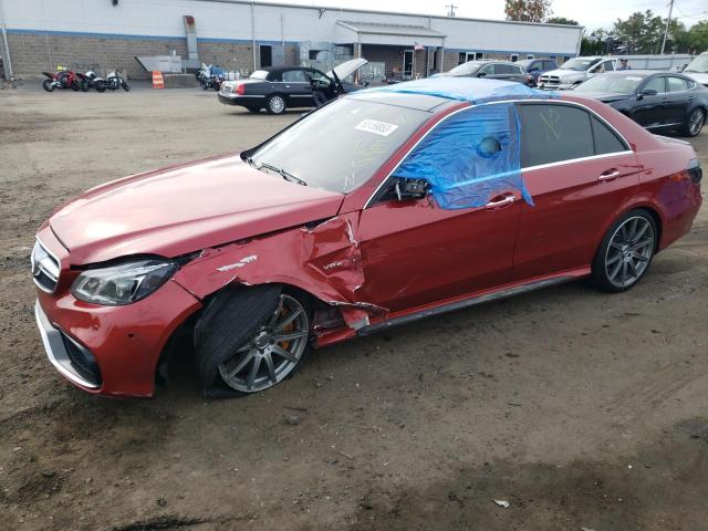 WDDHF7GB6FB102892 - 2015 MERCEDES-BENZ E 63 AMG-S RED photo 1