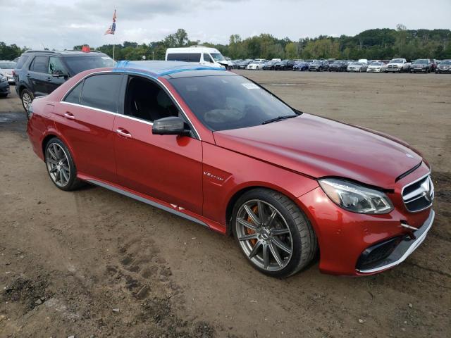 WDDHF7GB6FB102892 - 2015 MERCEDES-BENZ E 63 AMG-S RED photo 4