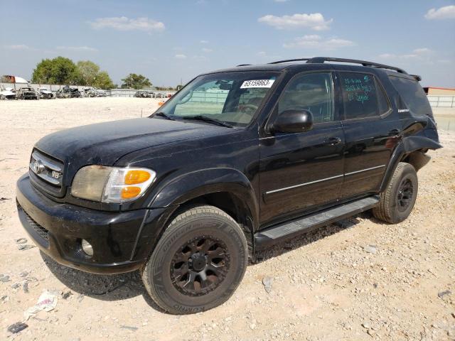 5TDBT48A81S028759 - 2001 TOYOTA SEQUOIA LIMITED BLACK photo 1