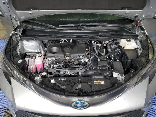 5TDKRKEC1RS200862 - 2024 TOYOTA SIENNA LE SILVER photo 12