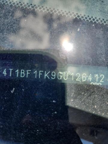 4T1BF1FK9GU126412 - 2016 TOYOTA CAMRY LE 白色 照片 12