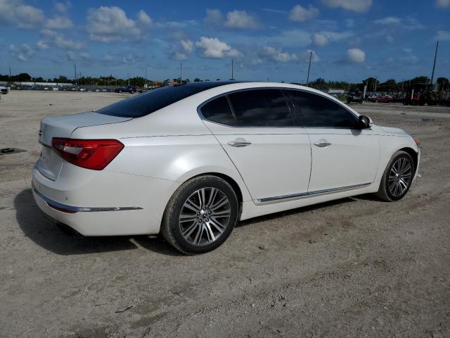 KNALN4D76E5135200 - 2014 KIA CADENZA PREMIUM WHITE photo 3