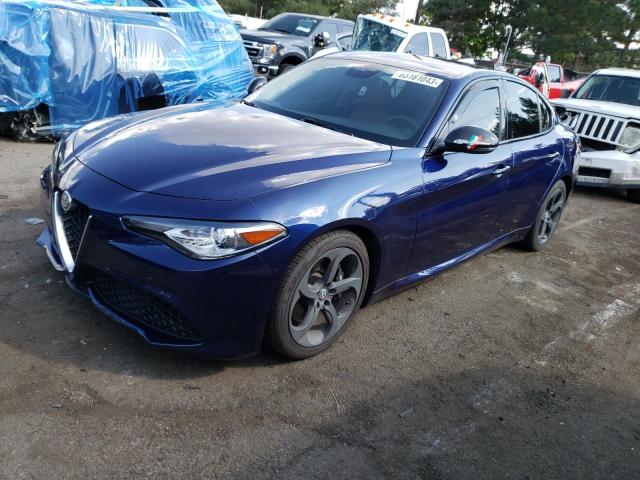 ZARFAEBN0H7535433 - 2017 ALFA ROMEO GIULIA BLUE photo 1