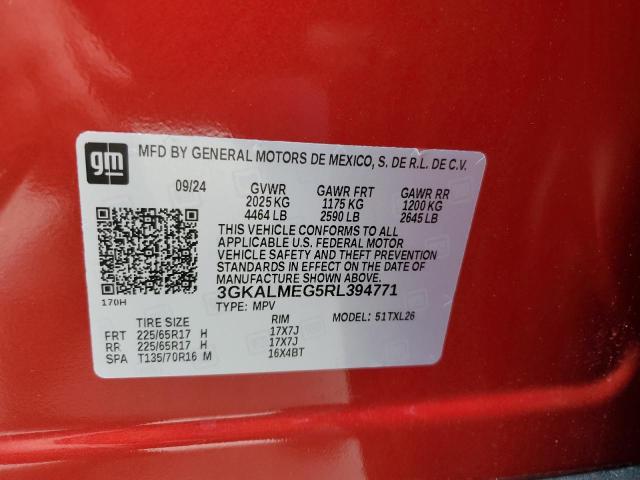 3GKALMEG5RL394771 - 2024 GMC TERRAIN SLE BURGUNDY photo 13