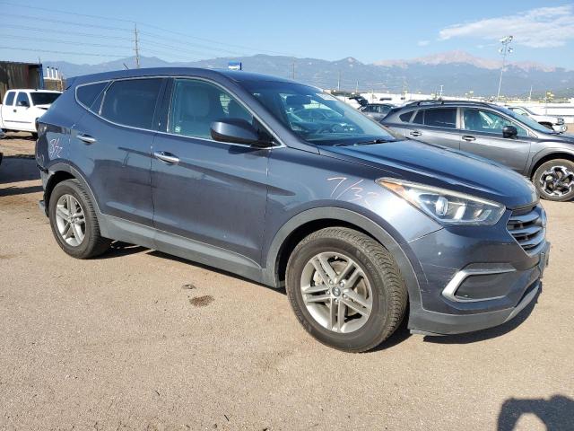 5NMZTDLB4JH090919 - 2018 HYUNDAI SANTA FE S 蓝色 照片 4